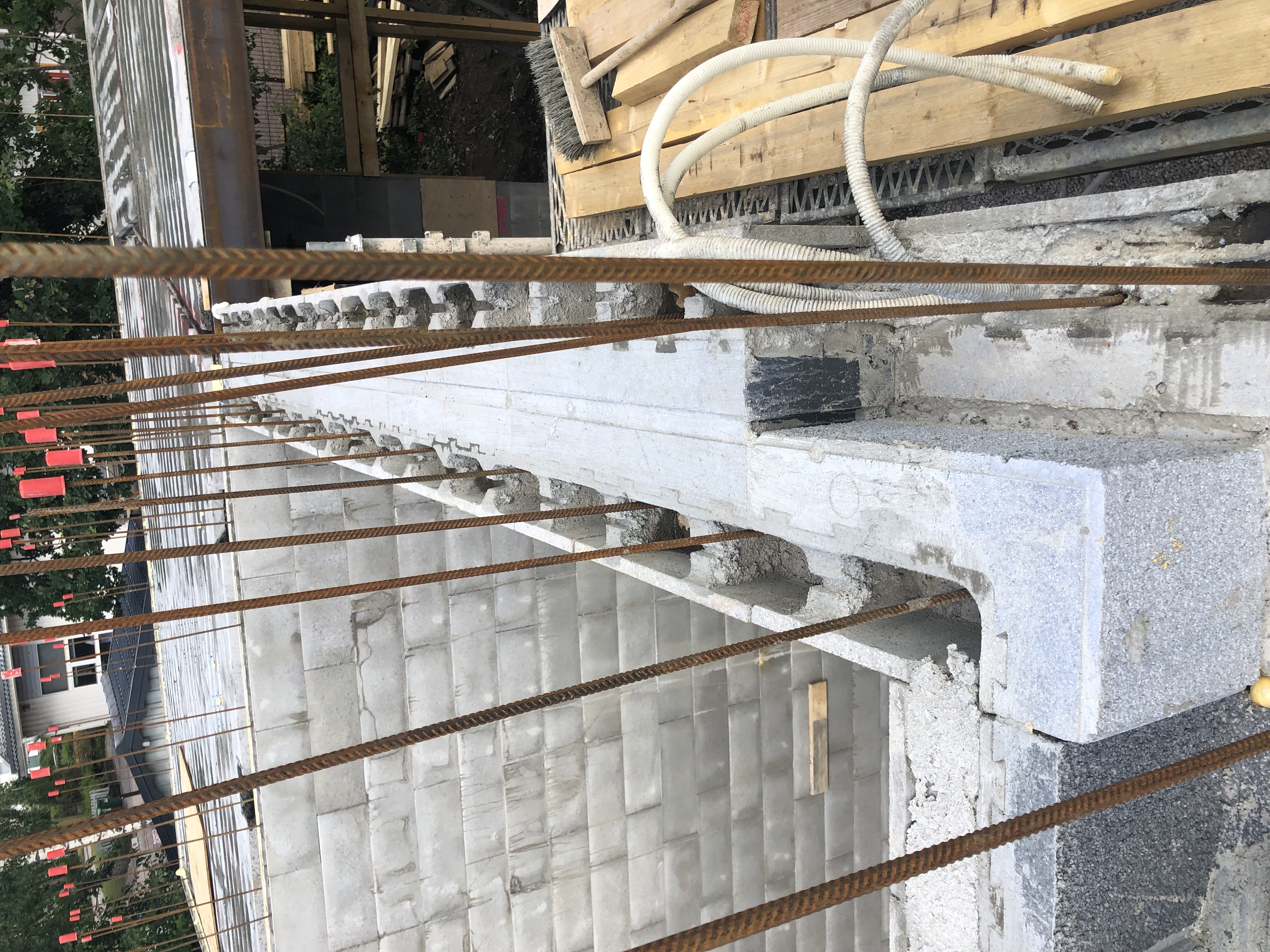 Ściana wykonywana z Thermoblock LL400
